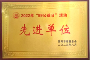 喜報 | 華信建投集團榮獲2022年“99公益日”活動先進單位